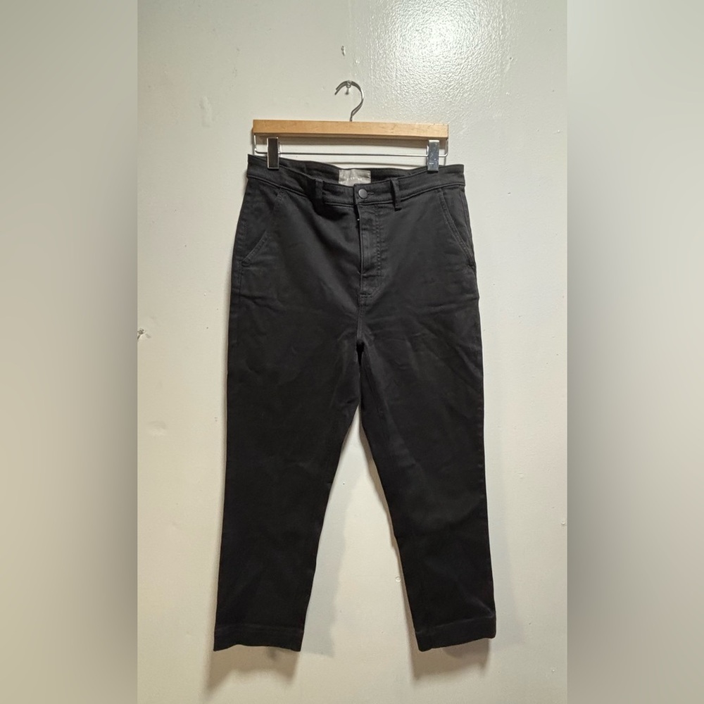 Everlane Black Pants with Branded Waistband